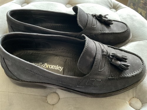 Russell bromley navy suede - bromley,