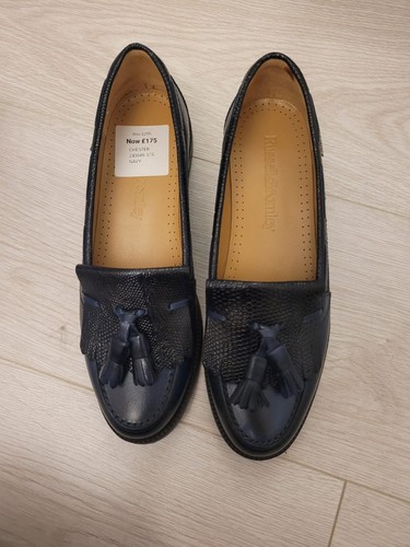 Russell bromley navy leather - &,