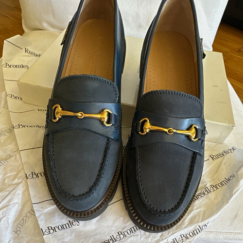 Russell bromley navy - bromley, leather