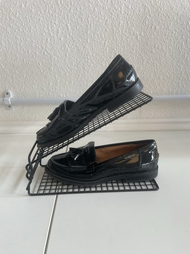 Russell bromley black patent - &,