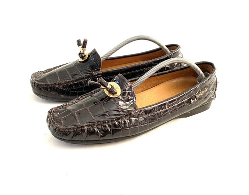 Womens brown croc - skin, russell