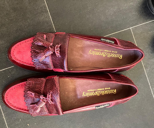 Russell bromley burgundy - &,