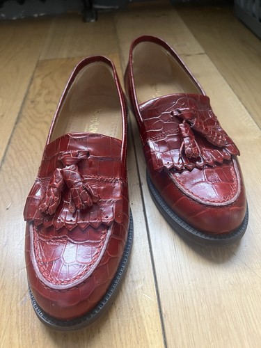Russell bromley red croc - bromley,
