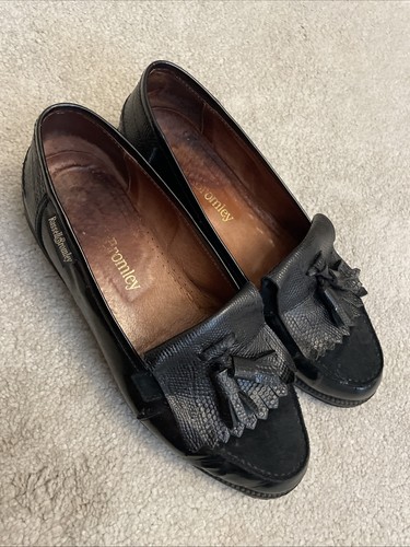 Russell bromley black loafer - black,