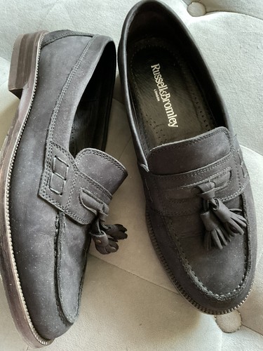 Russell bromley navy suede - &,